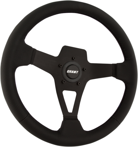 Edge Series Steering Wheel - Black - Gripper Series - Lutzka's Garage