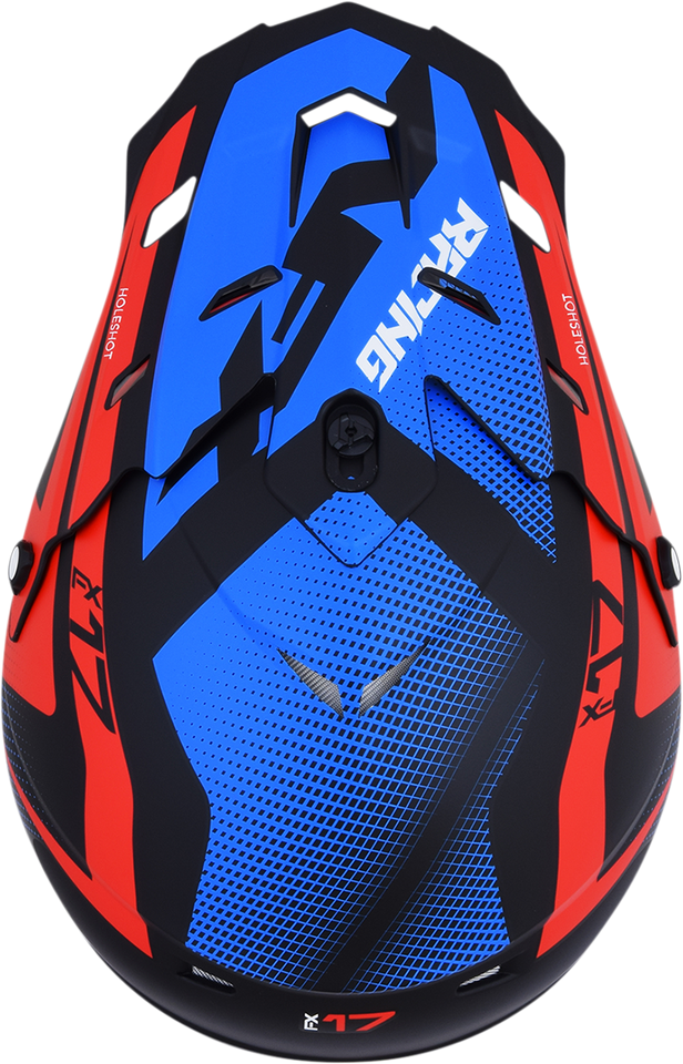 FX-17/FX-17Y Peak - Holeshot - Matte Black/Red/White/Blue