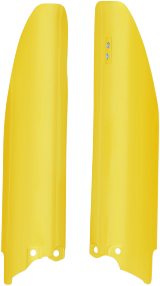 Lower Fork Covers - Yellow - Lutzka's Garage