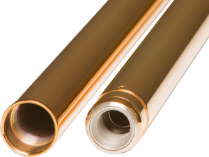 Inverted Fork Tubes - Gold - 43 mm - +2" Length - Lutzka's Garage