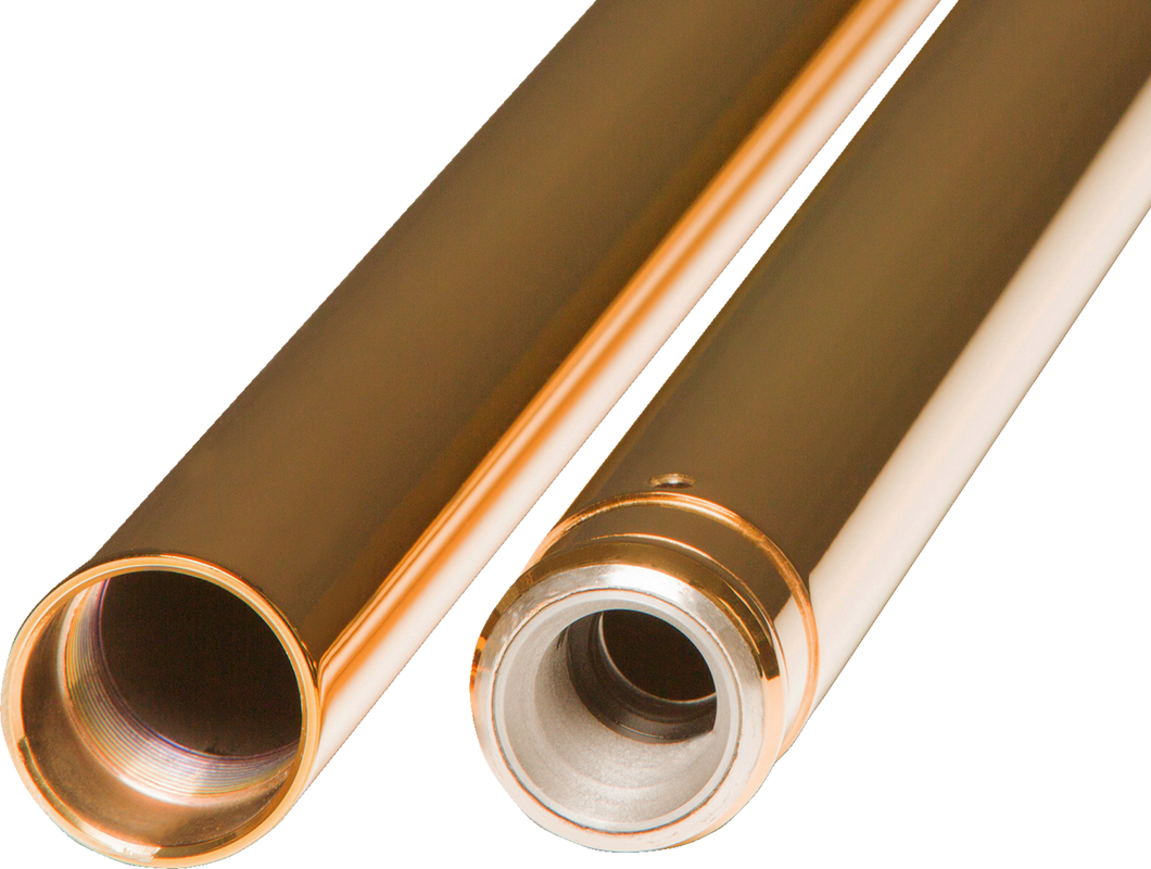 Inverted Fork Tubes - Gold - 43 mm - +2