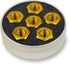 Aluminum Sprocket Nuts - Gold - M10 x 1.0 - Lutzka's Garage