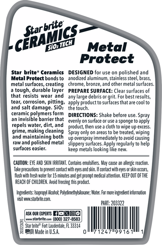 Ceramic Metal Protectant - 22 U.S. fl oz