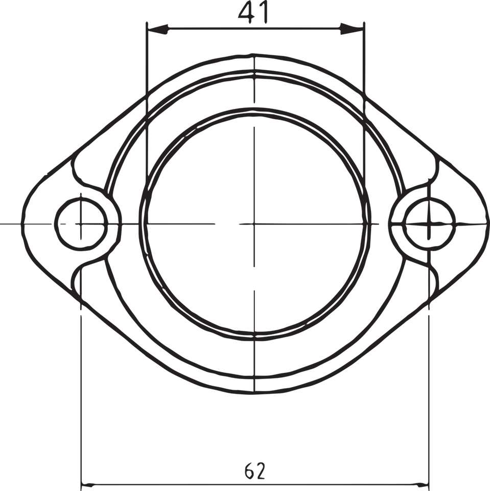 Carburetor Mounting Flange - Polaris