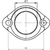 Carburetor Mounting Flange - Polaris