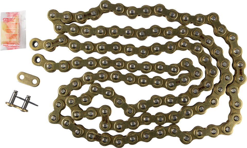 520 MXZ5 - Chain - 114 Links - Gold - Lutzka's Garage