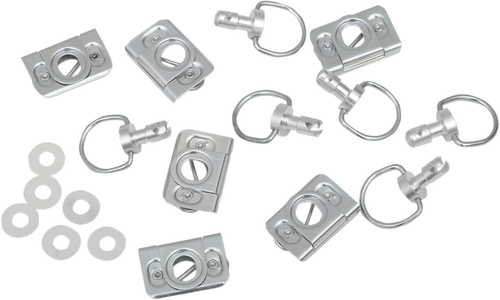 D-Ring Kit - Silver Clips