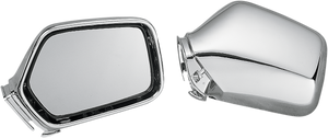 Mirrors - Side View - Rectangle - Chrome - Lutzka's Garage