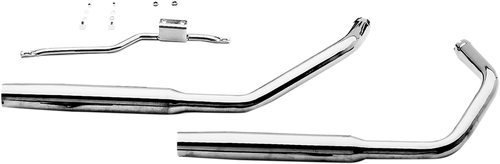 Staggered Dual Exhaust System - Tapered - 38