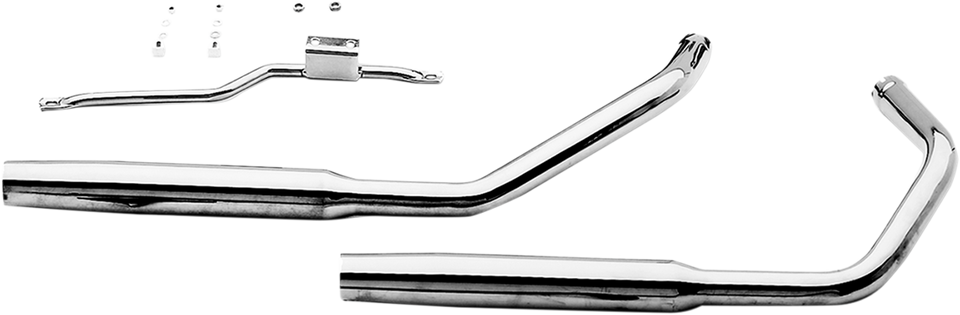 Staggered Dual Exhaust System - Tapered - 38"