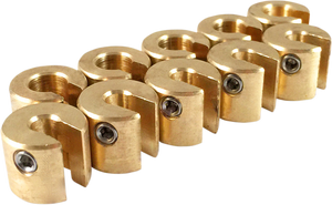 Wheel Weights - Re-Usable - 1/2 oz - Brass - 10 Pack