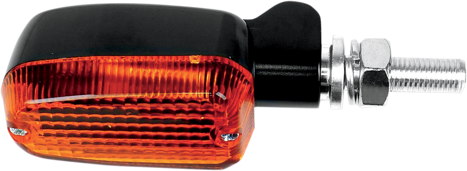 Marker Light - Single Filament - Black/Amber - Lutzka's Garage