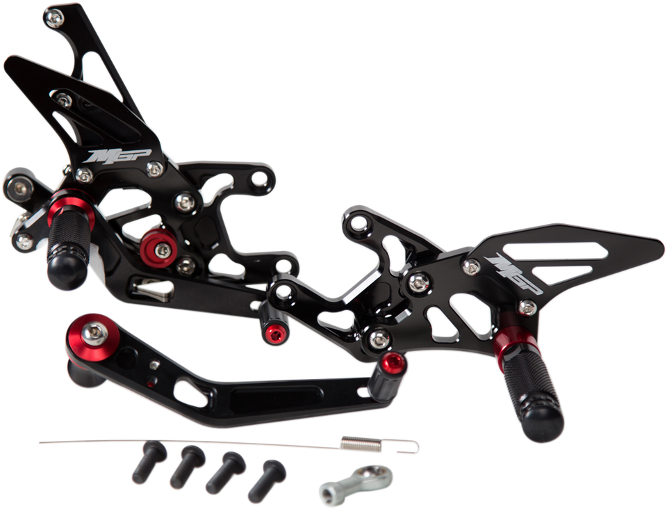 MGP Rearset - Black - Honda - Lutzka's Garage