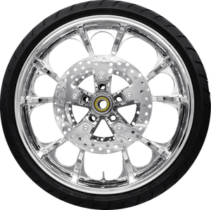 Largo Front Wheel (21"/Chrome)/Rotors (11.8")/Dunlop Tire (130/60B21)
