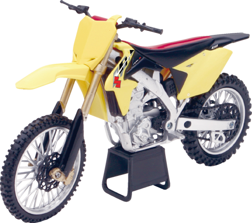 Suzuki RM-Z 450 Dirt Bike - 1:12 Scale - Yellow/Black - Lutzka's Garage