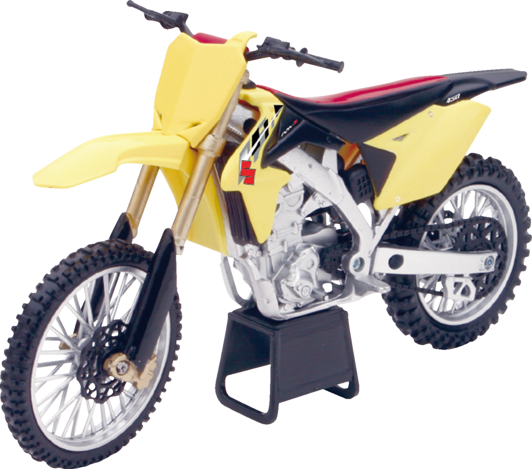 Suzuki RM-Z 450 Dirt Bike - 1:12 Scale - Yellow/Black - Lutzka's Garage