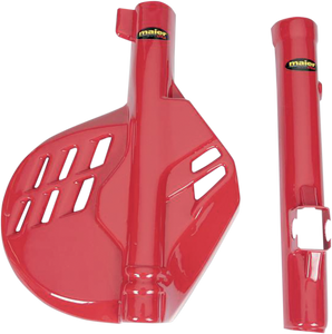 Fork/Disc Guard Kit - Red - Lutzka's Garage