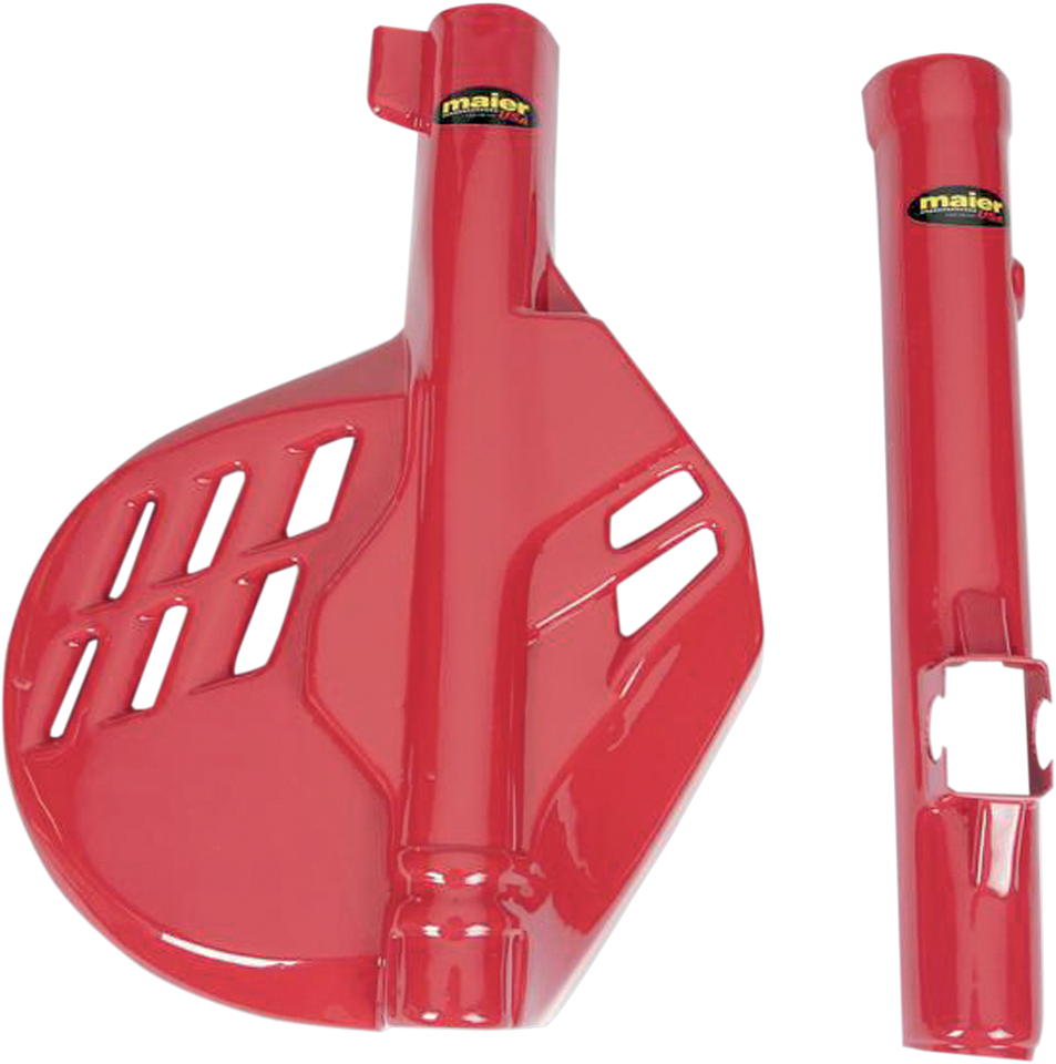 Fork/Disc Guard Kit - Red - Lutzka's Garage