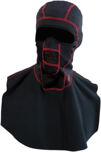 Windshield® Balaclava with Dickie - Black/Red - Small/Medium - Lutzka's Garage