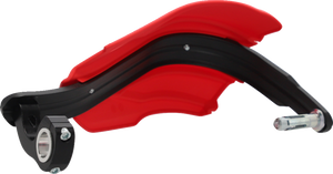 Handguards - Endurance X - Red/White - Lutzka's Garage