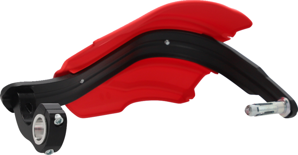 Handguards - Endurance X - Red/White - Lutzka's Garage