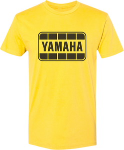 Yamaha Retro T-Shirt - Yellow/Black - Small - Lutzka's Garage