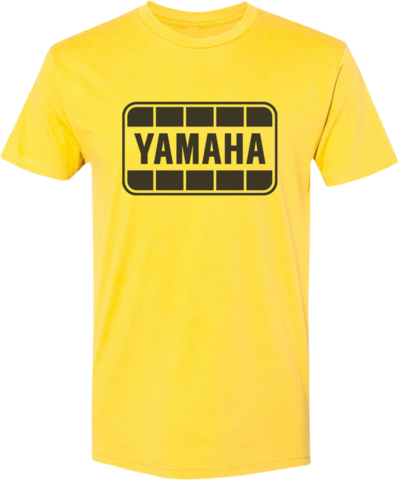 Yamaha Retro T-Shirt - Yellow/Black - Small - Lutzka's Garage