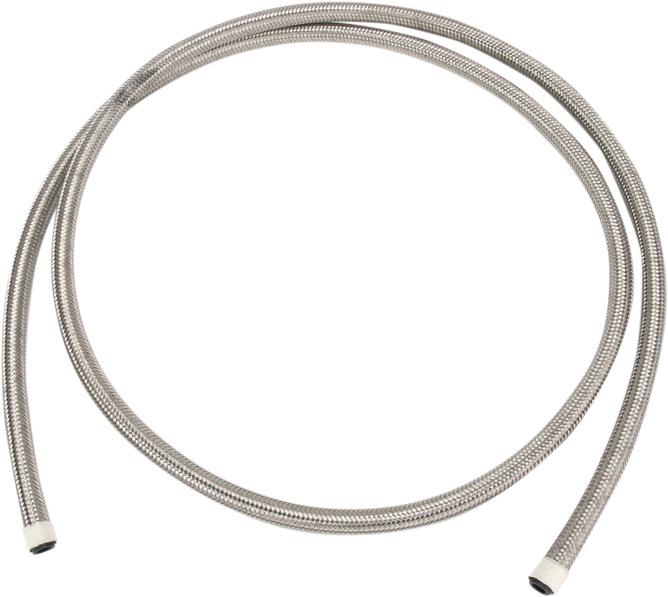 Braided Fuel/Oil Hose - Stainless Steel - 3/8" - 10 - Lutzka's Garage