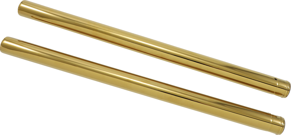 Fork Tubes - Gold - 39 mm - 24.25" - Lutzka's Garage