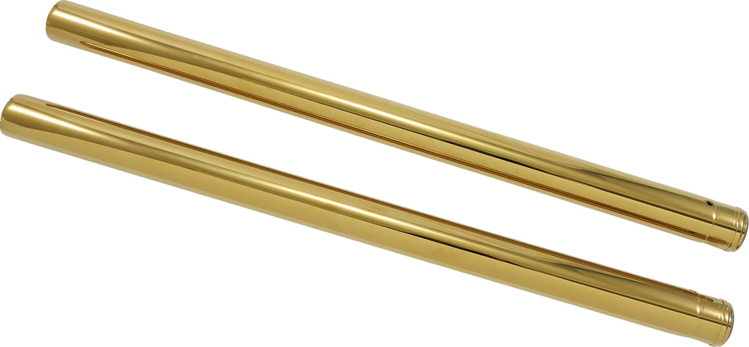 Fork Tubes - Gold - 39 mm - 24.25