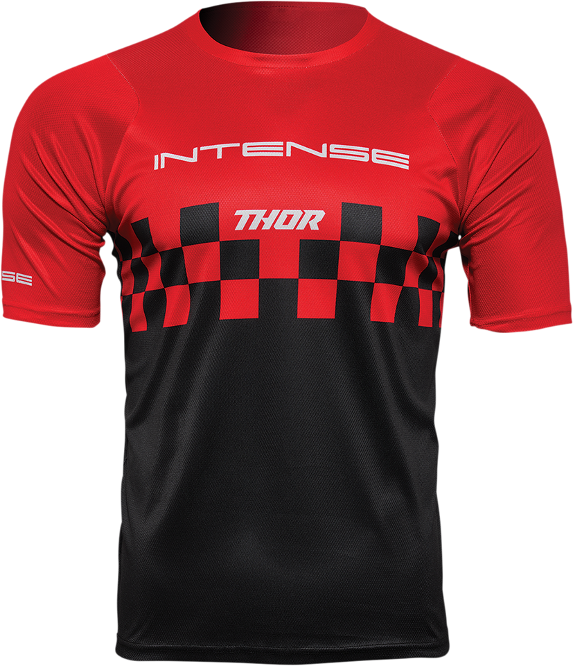 Intense Chex Jersey - Red/Black - XS - Lutzka's Garage