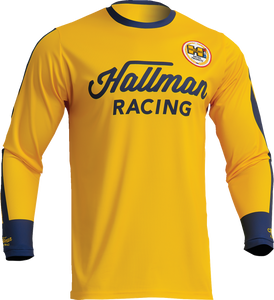 Differ Roosted Jersey - Lemon/Navy - Small -