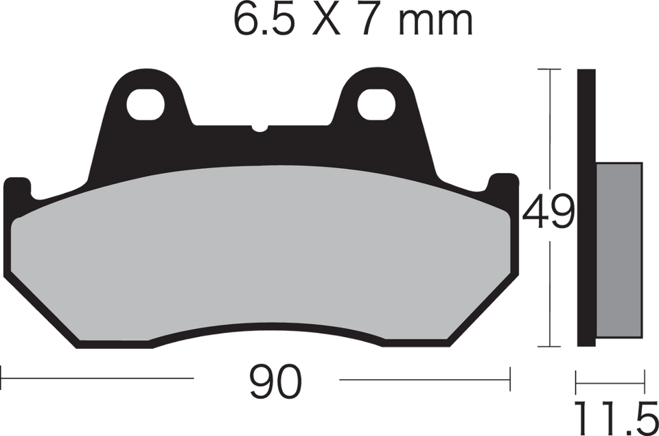 Semi-Metallic Brake Pads