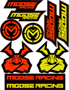 S2 Decal - Moose Racing - Yellow/Orange