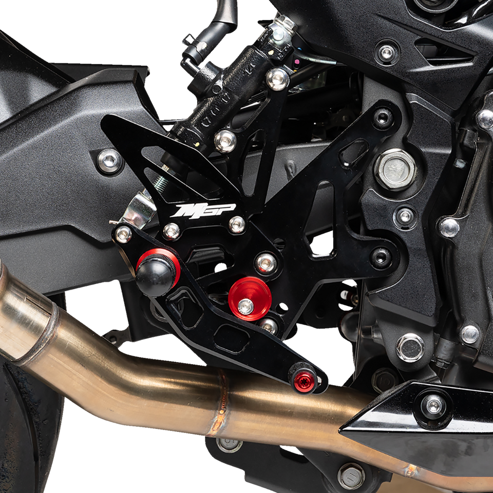 MGP Rearset - Black - Kawasaki - Lutzka's Garage