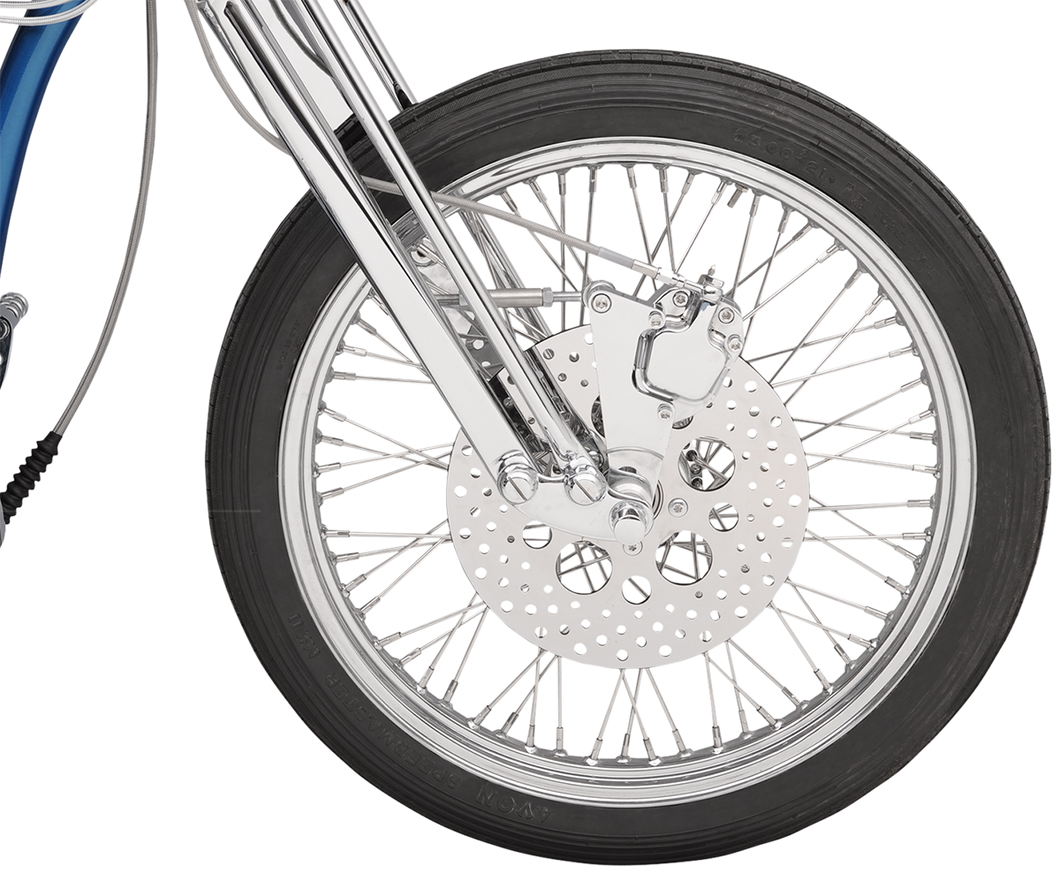 Front Caliper - Springers - Smooth Chrome