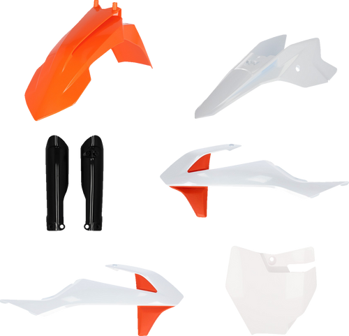 Full Replacement Body Kit - OEM 21 Black/White/Orange