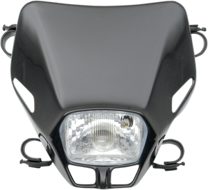 Firefly Headlight Assembly - Black - Lutzka's Garage