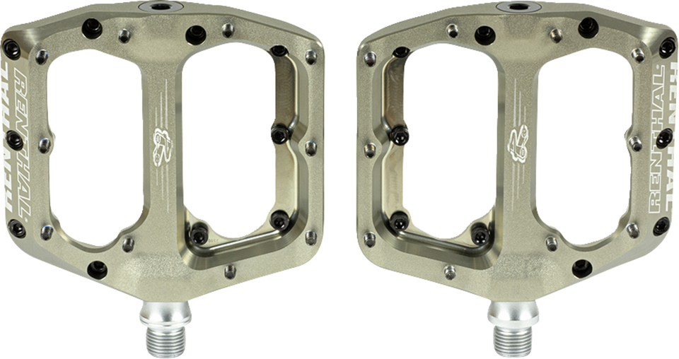 Revo-F Flat Pedals - AluGold