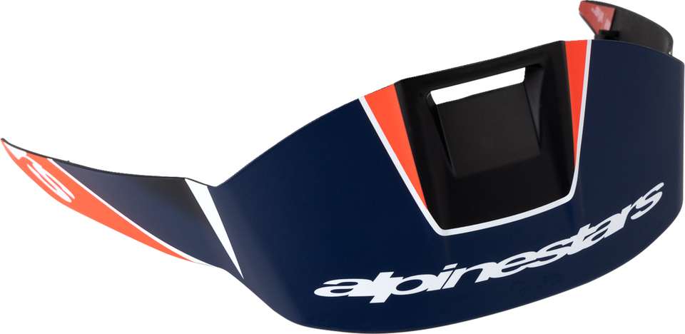 Supertech R10 Spoiler - Standard - Team - Matte Black/Carbon Red Fluo/Blue