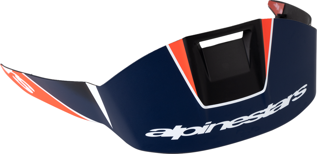 Supertech R10 Spoiler - Standard - Team - Matte Black/Carbon Red Fluo/Blue