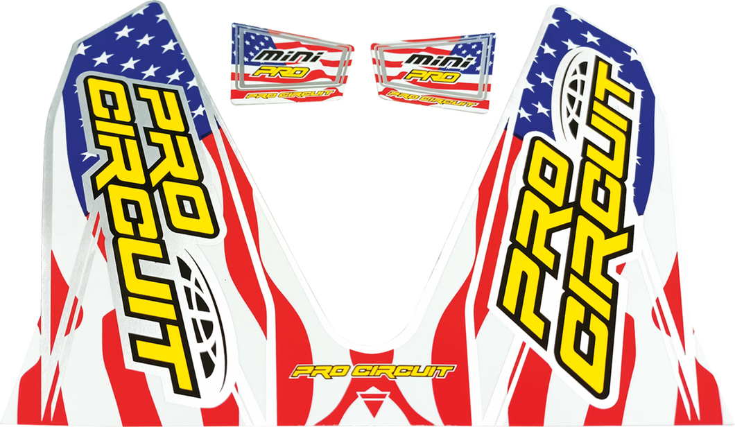 T-6 Mini/Dual Decal - Stars and Stripes