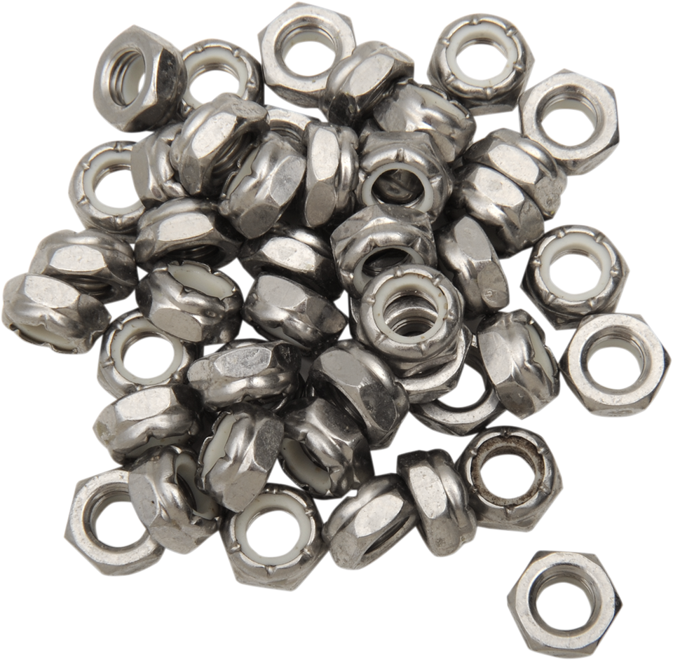 Locknuts - Stainless Steel - 48 Pack - Lutzka's Garage