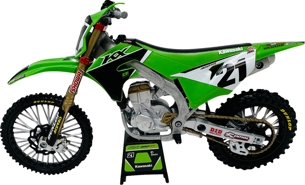 Kawasaki Team KX450F - Jason Anderson - 1:12 Scale - Green/Black - Lutzka's Garage