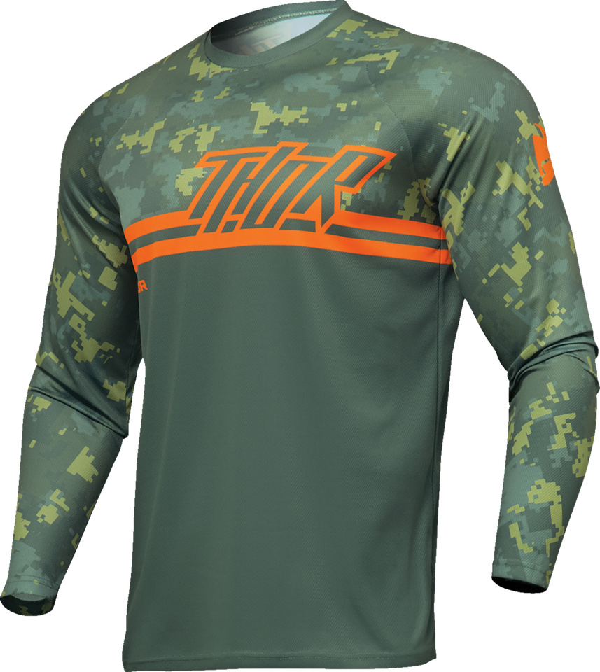 Youth Sector DIGI Camo Jersey - Forest Green/Camo - 2XS - Lutzka's Garage