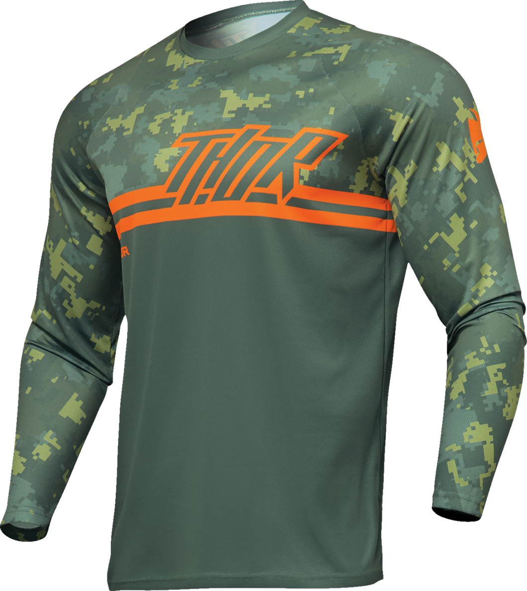 Youth Sector DIGI Camo Jersey - Forest Green/Camo - 2XS - Lutzka's Garage