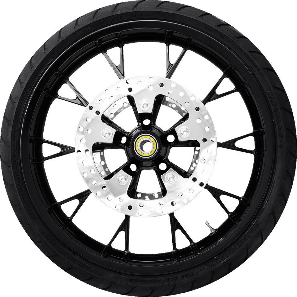 Marlin Front Wheel (21"/Black)/Rotors (11.8")/Dunlop Tire (130/60B21)