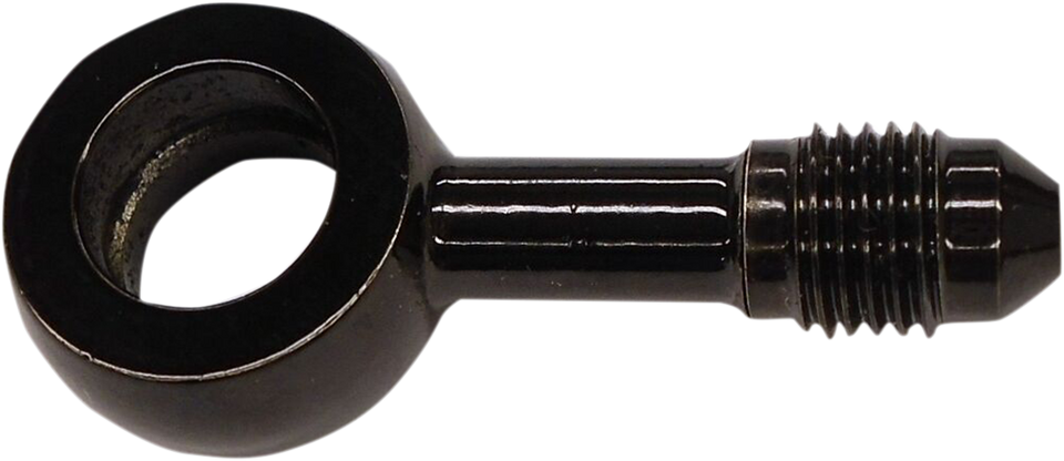 Banjo Fitting - 7/16" - AN3 180° - Black - Lutzka's Garage