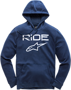 Ride 2.0 Hoodie - Navy/White - Medium - Lutzka's Garage