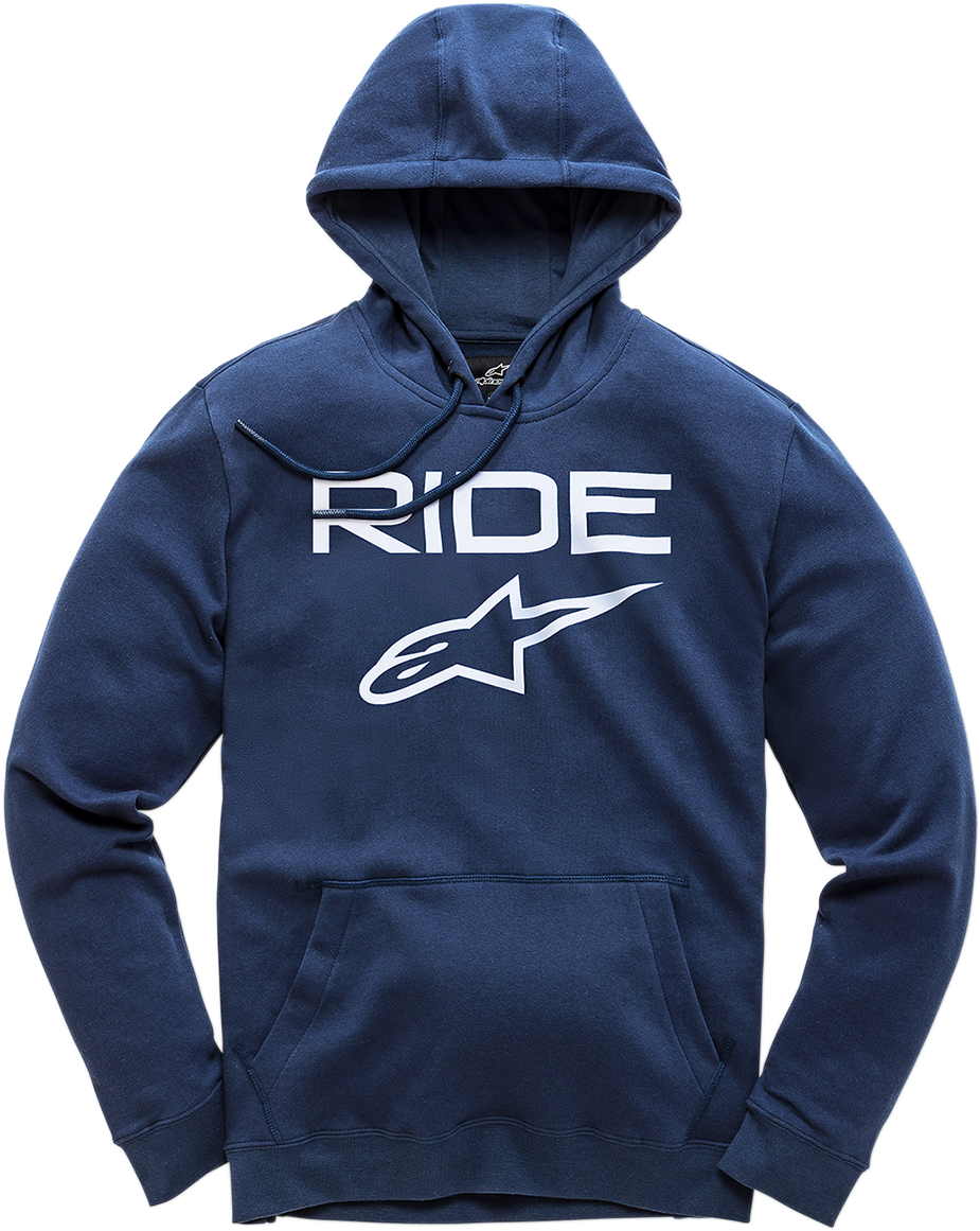 Ride 2.0 Hoodie - Navy/White - Medium - Lutzka's Garage